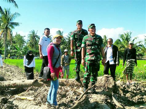 Aster Kasdam XIV Hsn Tinjau Lokasi Cetak Sawah Di Wilayah Kodim 1420