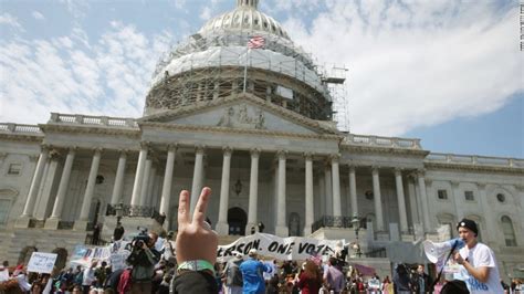 Democracy Spring Protest Hundreds Arrested At Capitol Hill Sit In