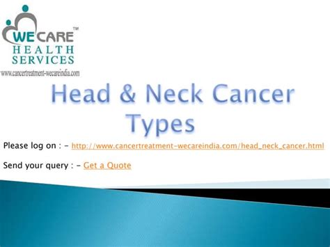 Head Neck Cancer Types