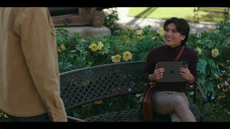 Apple Ipad Tablet Of Jesse Leigh As Bobbie Yang In Rutherford Falls S E Negotiations