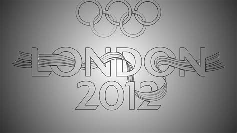 London Olympics 2012 Logo Silver Grey Etched In Aluminium 1920x1080 Hd