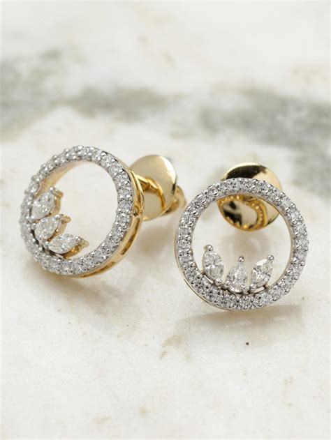 Saath Phere Diamond Earrings By Sampat Jewellers Inc