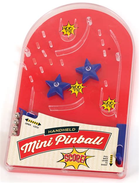Hand Held Mini Pinball Game Small Arcade Pinball Machine Travel Toy Walmart Com