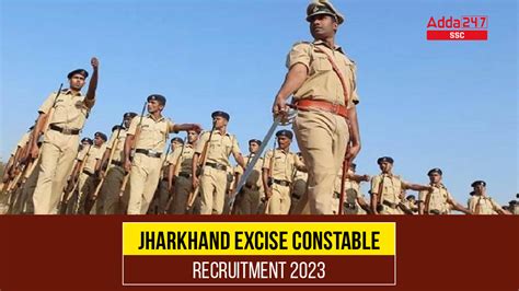 Jharkhand Excise Constable Recruitment For Posts
