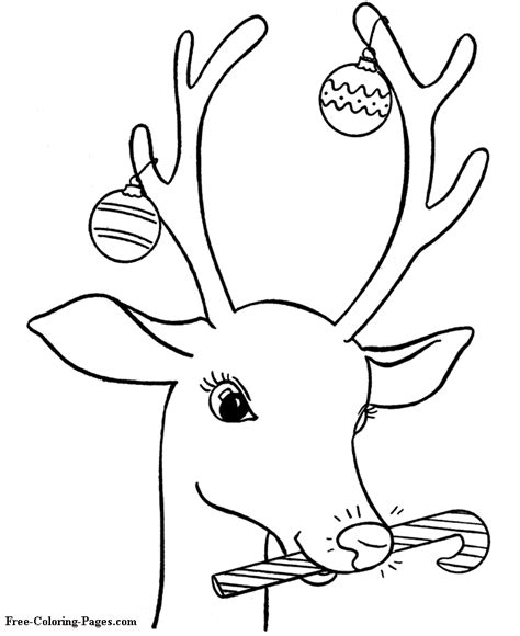 Die vorlage ausdrucken und ausschneiden. Christmas - Rudolph coloring book pages ...