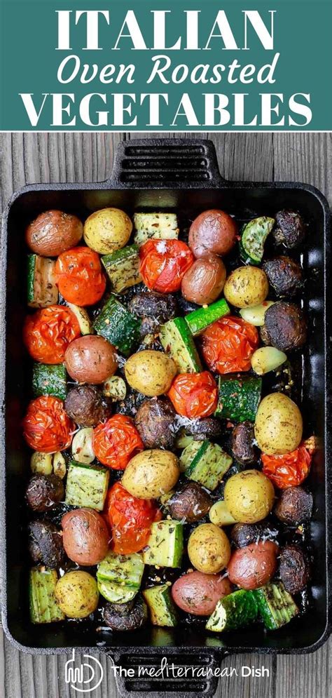 Italian Oven Roasted Vegetables In 2020 Roasted Veggies In Oven