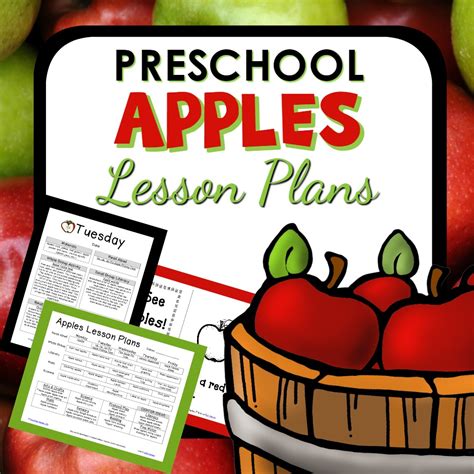 Apple Theme Preschool Classroom Lesson Plans Preschool Teacher 101