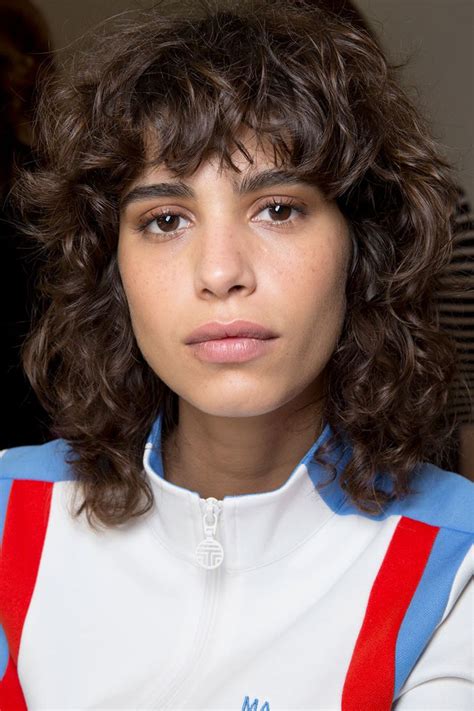 Looking for more curly hair fringe inspiration? Curly Hair Ideas - Models With Curly Hair Fashion Week Runways