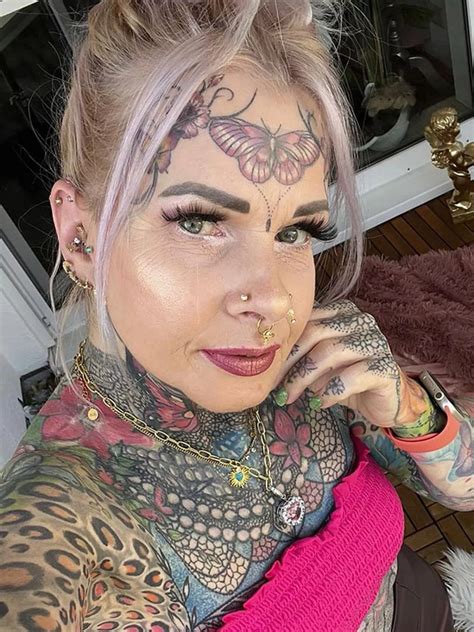 tattooed granny called breathtaking as she reveals her vibrant body while stripping off