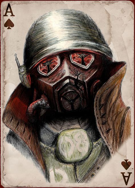 Ncr Ranger Ace Of Spades Jeryes Abu Shkara Fallout Fan Art