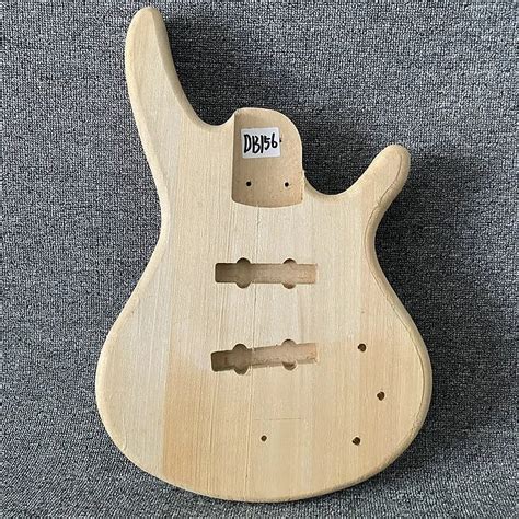 Solid Basswood 4 String Bass Guitar Body Reverb