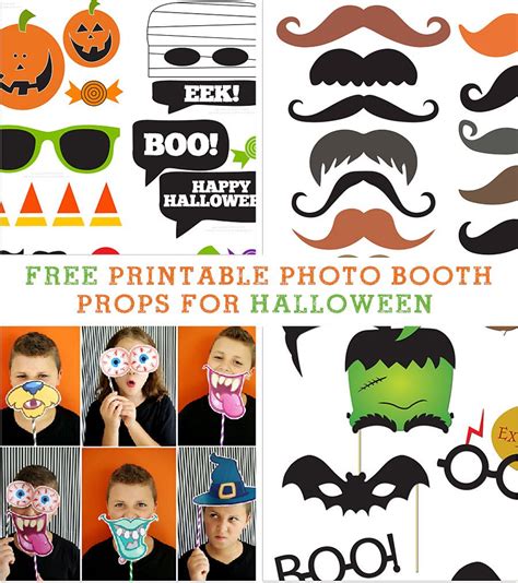 Halloween Photo Booth Props Printable