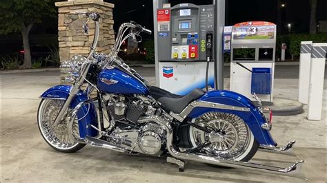 Cali Gangster Softail Deluxe Lowrider Harley Davidson Recent Build