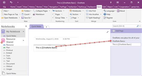 Enable Auto Link Creation By Typing Around A Phrase In Onenote