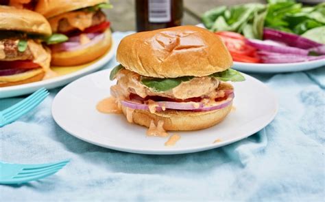 Turkey Burgers With Roasted Red Pepper Feta Sauce Recipe Turkey