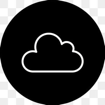 Vector Icono De La Nube Png Circle Cloud Icono De La Nube Png Y