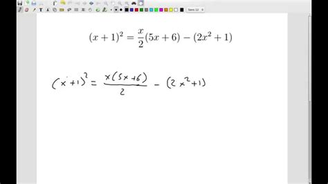 Ecuación Con Fracciones De Segundo Grado Youtube