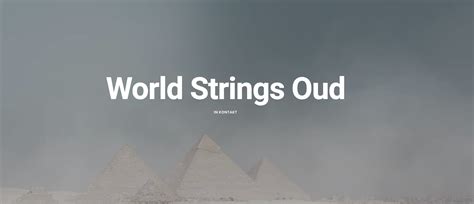 世界弦乐 Evolution Series World Strings Oud Kontakt 管弦乐音源 E知音 Powered