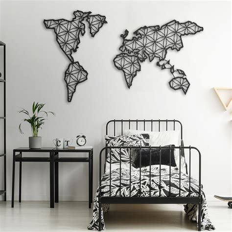 World Map Metal Wall Art Maps For You