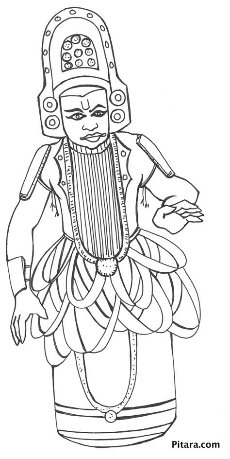 Folk Art Coloring Pages Kathak Dance Classical Coloring Folk Indian