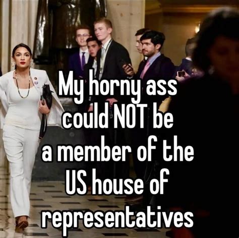 My Horny Ass Could Not Be A Memeber Of The Us House Of Representatives Meme My Horny Ass Could