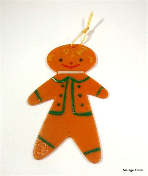 Vintage Gingerbread Man Christmas Ornament Hard Plastic Etsy Christmas Ornaments How To