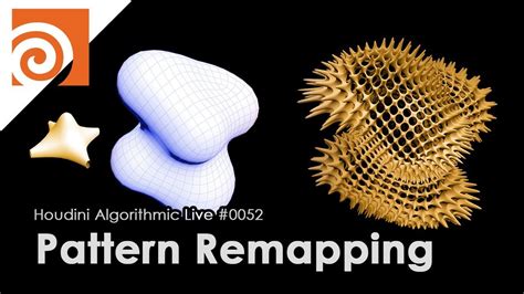 Houdini Algorithmic Live 052 Pattern Remapping Youtube
