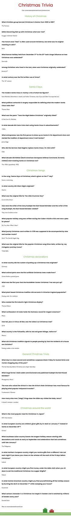 The 25 Best Christmas Trivia Questions Ideas On Pinterest Christmas