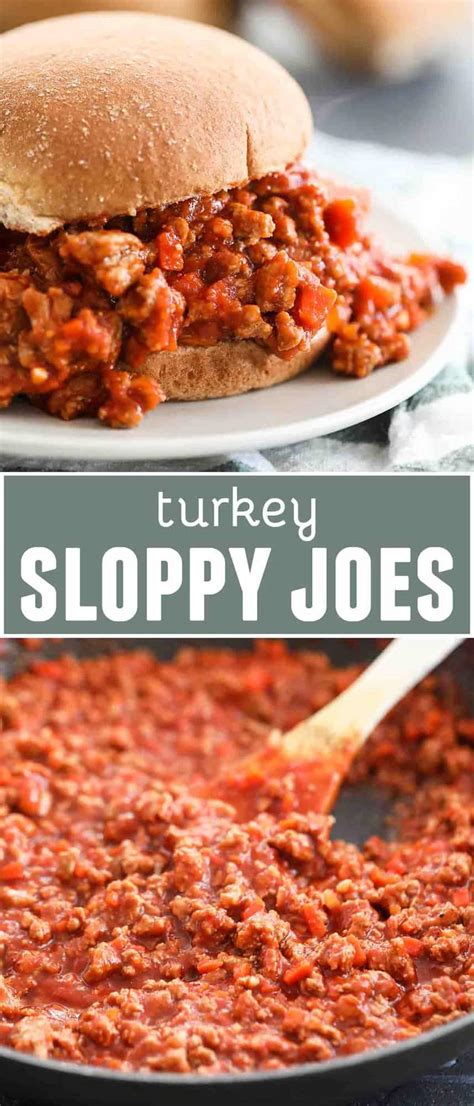 Healthy Turkey Sloppy Joes Recipe Taste And Tell