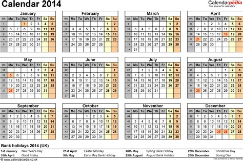 Weekly Calendar Template 2014 Excel Doctemplates