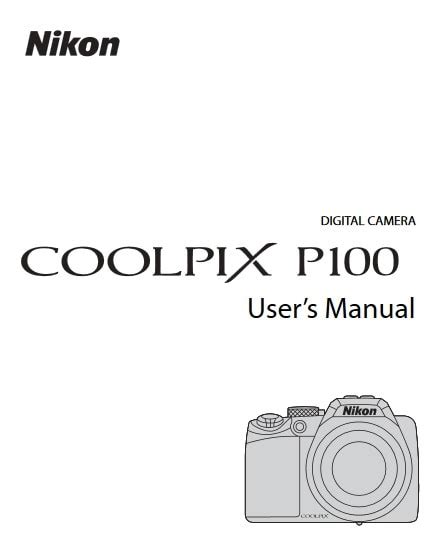 Nikon Coolpix P100 Manual User Guide PDF