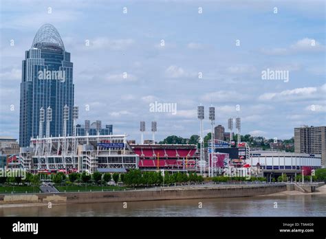 View Of The Cincinnati Riverfront And Great American Ballpark From The