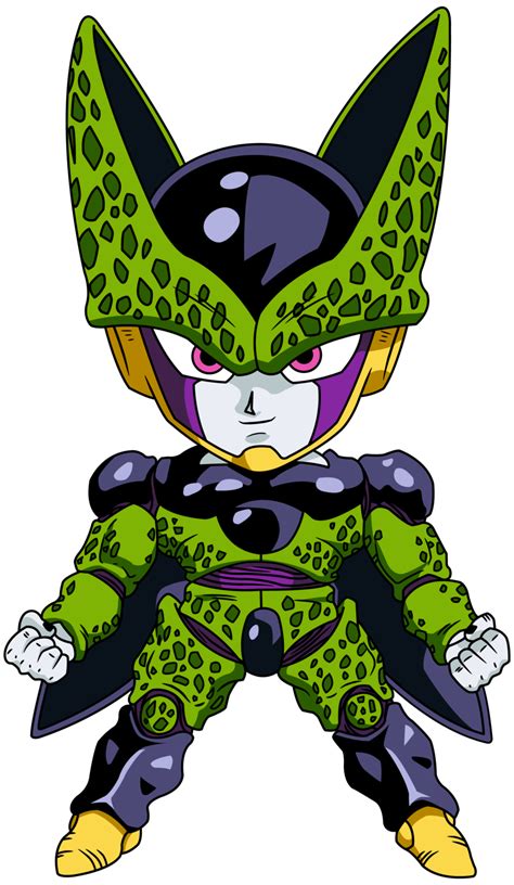 Piccolo faz sua primeira aparição como a reencarnação do vilão piccolo daimaoh no capítulo 167 do mangá. cell_perfecto_chibi_dragon_ball.png (900×1550 ...