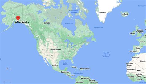 Where Is Valdez Ak Usa Location Map Of Valdez Alaska