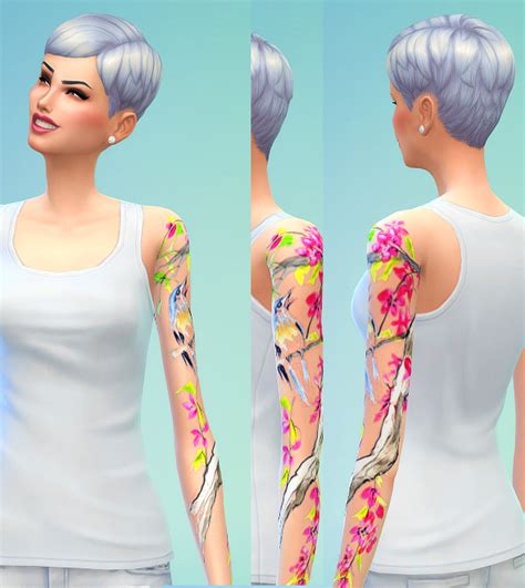 Seventhecho Female Tattoos • Sims 4 Downloads