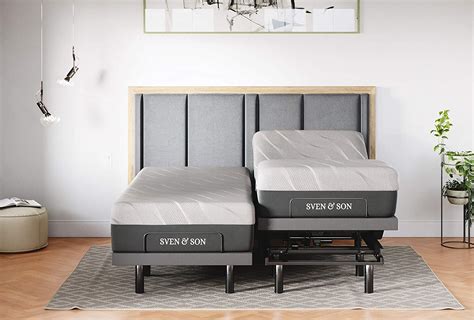 Buy Sven And Son Split King Adjustable Bed Base Frame 12” Luxury Cool