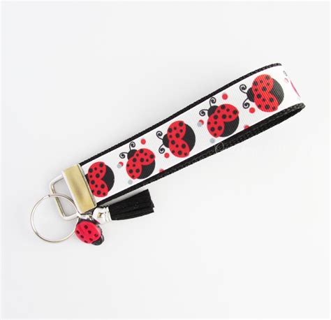 Ladybug Key Fob Lady Bug Keychain Bug Ts For Her Etsy