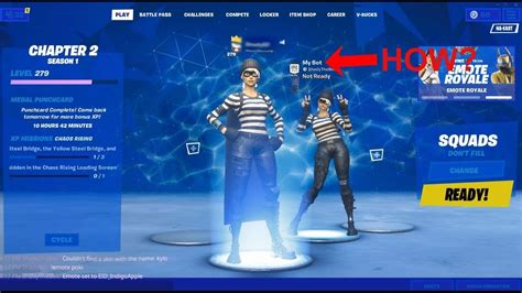 How To Invite A Bot In Your Fortnite Lobby New And All Skins Work