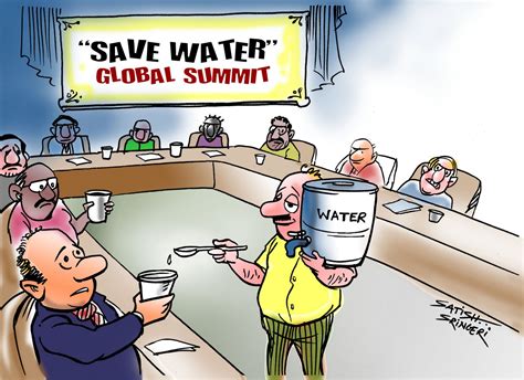 Sringericartoons Save Water Water For All
