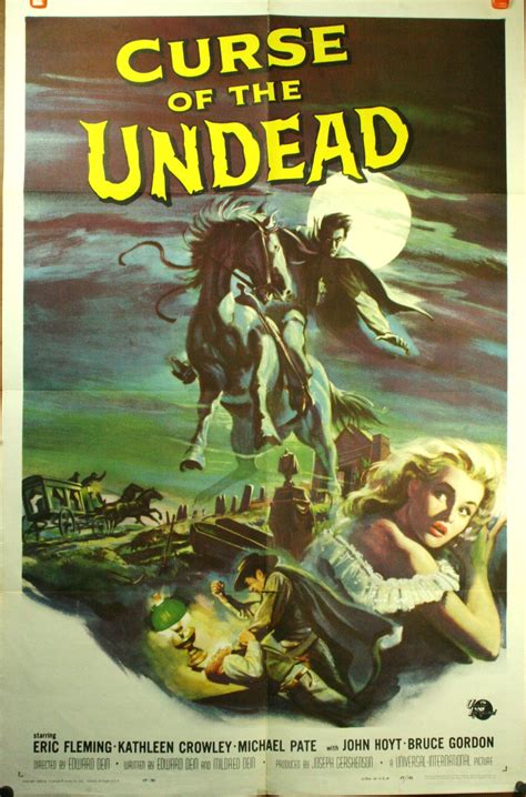 Curse Of The Undead Original Western Horror Poster Original
