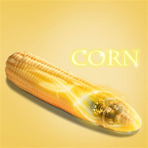 Veggie Corn Cob Maize Realistic Vibrator With 10 Speed Modes G Spot Sex