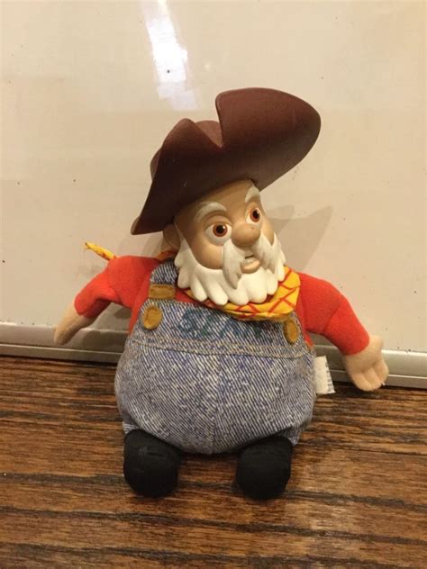 Mattel Disney Toy Story 2 Prospector Stinky Pete Bean Plush Doll Rare