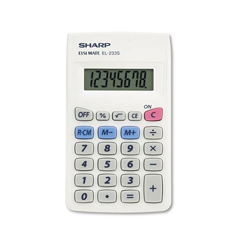 Calculator8 Dig Lrg Dis Market Street Office Supplies