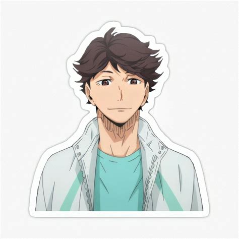Oikawa Sticker In 2020 Anime Stickers Anime Haikyuu Anime