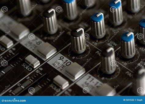 Mixing Board Stock Photo Image Of Mixing Level Board 501532