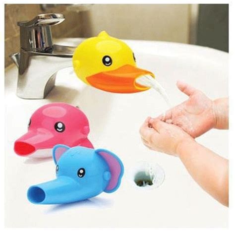 Urijk 1pc Cute Cartoon Faucet Extender For Kid Children Kid Hand