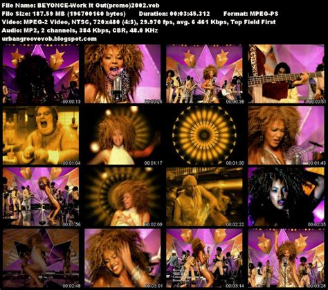 Urban Groove Vob Collection Beyonce Work It Out 2002