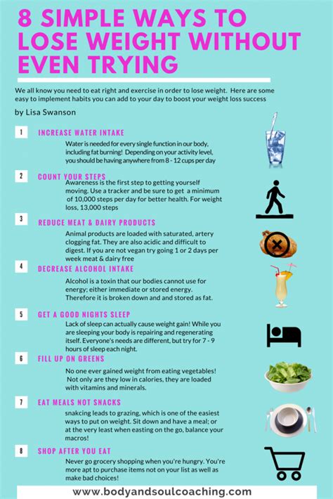 8 Simple Ways To Lose Weight Without Even Tryingbloggraphic Health
