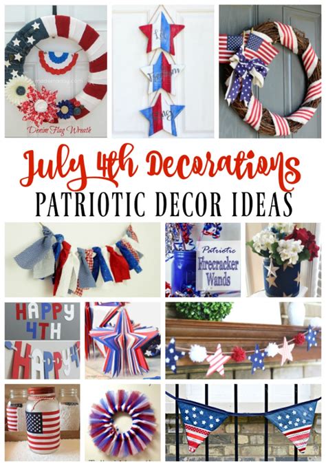 Did you scroll all this way to get facts about patriotic home decor? July 4th Decoration Ideas - Red, White, & Blue Patriotic Decor