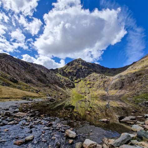 Snowdon In National Park Snowdonia In Wales Stock Image Image Of View
